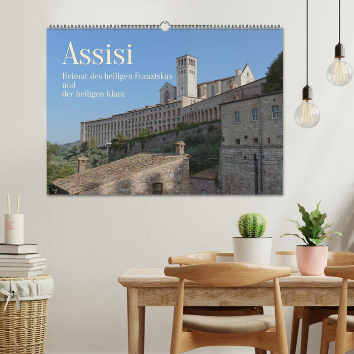 Assisi - Die Heimat des heiligen Franziskus und der heiligen Klara (CALVENDO Wandkalender 2025)