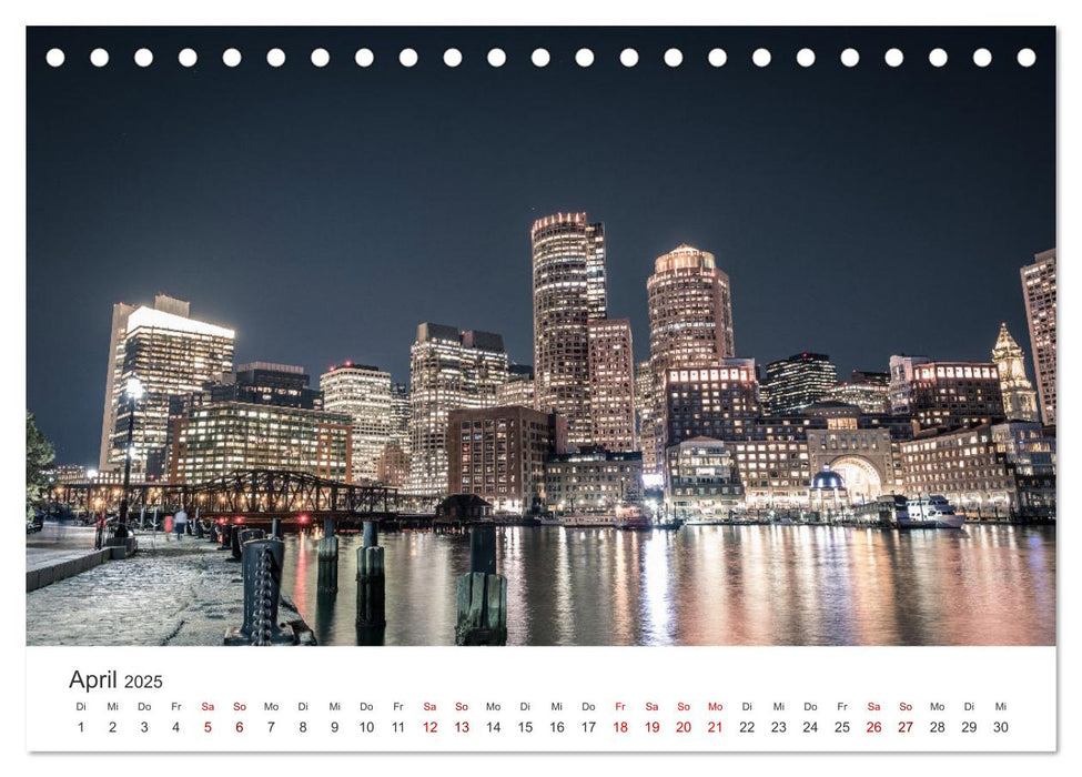 Boston - The Hub of the Universe (CALVENDO Wandkalender 2025)