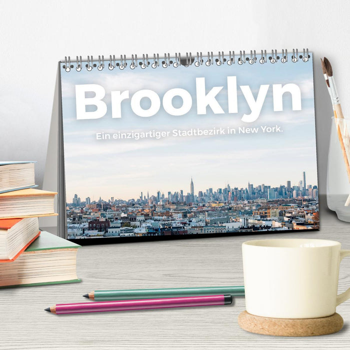 Brooklyn - Ein einzigartiger Stadtbezirk in New York. (CALVENDO Wandkalender 2025)