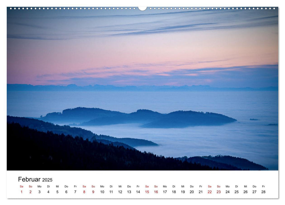 Natur Bayerischer Wald (CALVENDO Wandkalender 2025)