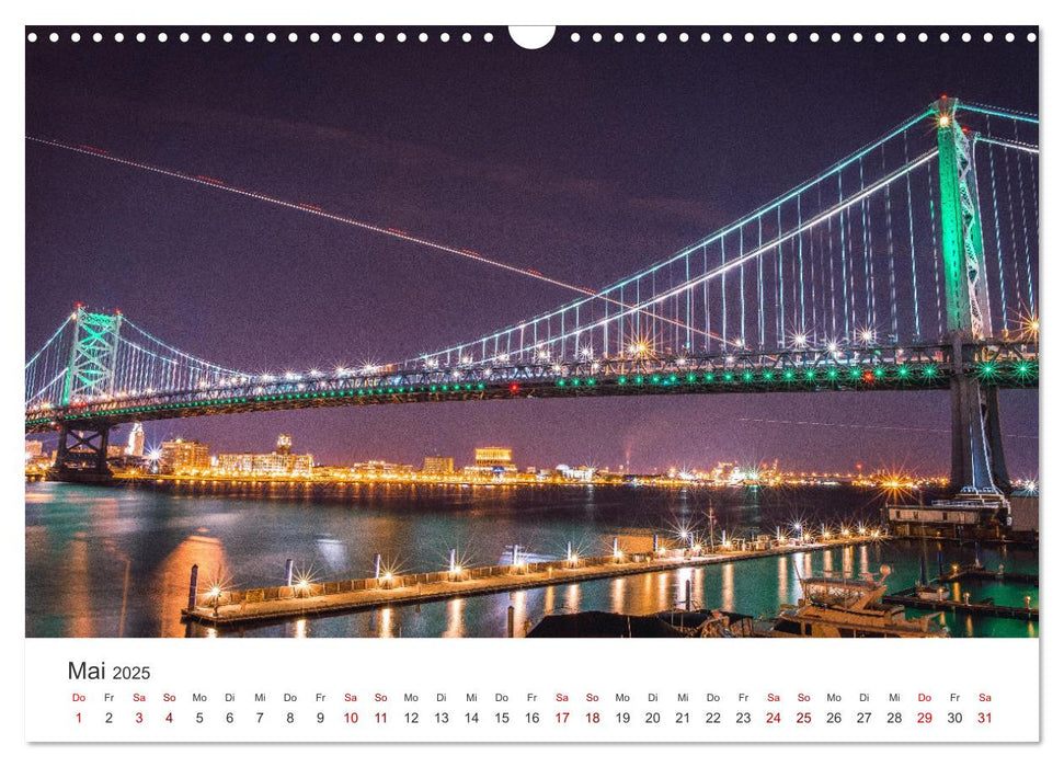 Philadelphia - The Birthplace of America (CALVENDO Wandkalender 2025)