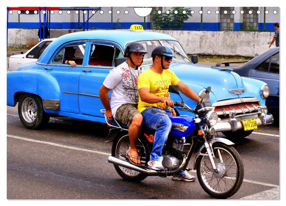 Made in Japan - Motorrad-Legende Suzuki in Kuba (CALVENDO Wandkalender 2025)