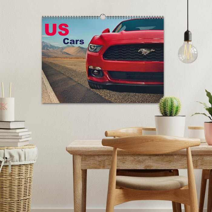 US Cars Kalender (CALVENDO Wandkalender 2025)