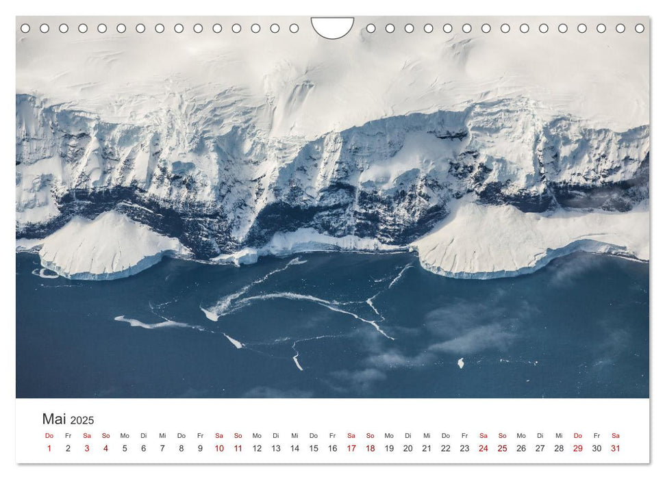 Antarktis - Die größte Eiswüste der Welt. (CALVENDO Wandkalender 2025)