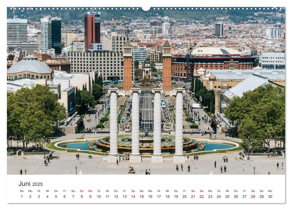 Barcelona - Die wunderschöne Hauptstadt Kataloniens. (CALVENDO Wandkalender 2025)