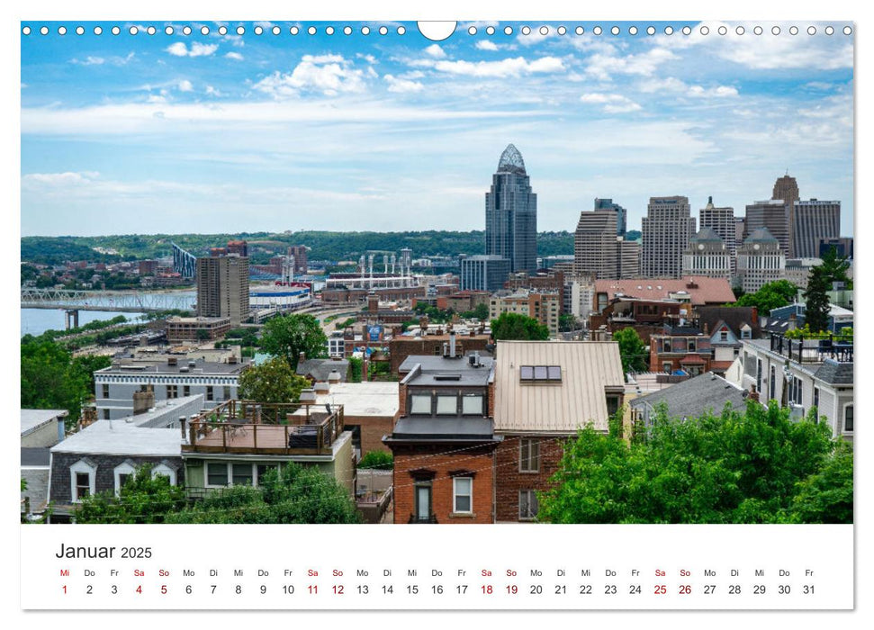 Ohio - Eine Reise durch den Buckeye State (CALVENDO Wandkalender 2025)