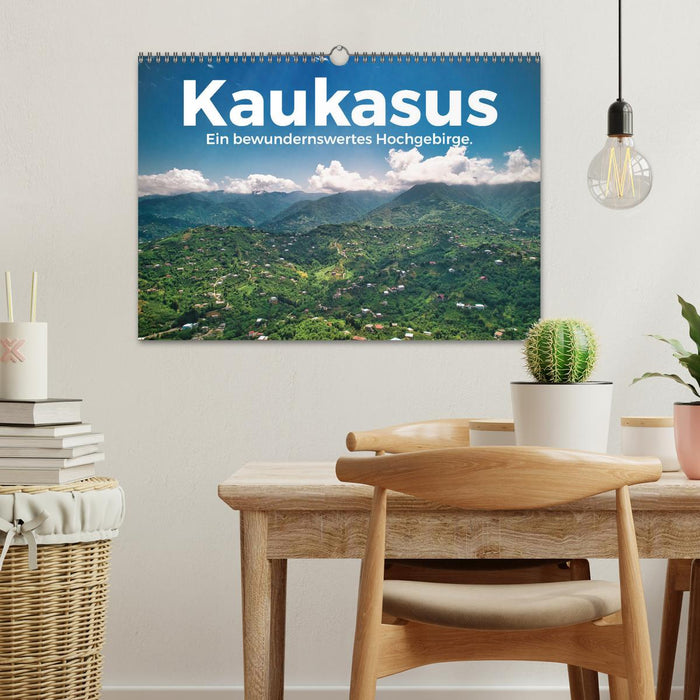 Kaukasus - Ein bewundernswertes Hochgebirge. (CALVENDO Wandkalender 2025)