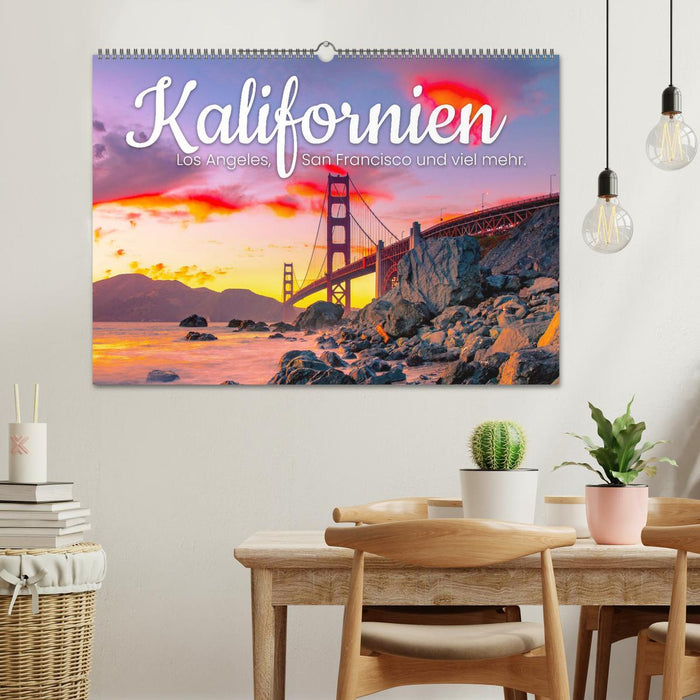 Kalifornien - Los Angeles, San Francisco und viel mehr. (CALVENDO Wandkalender 2025)