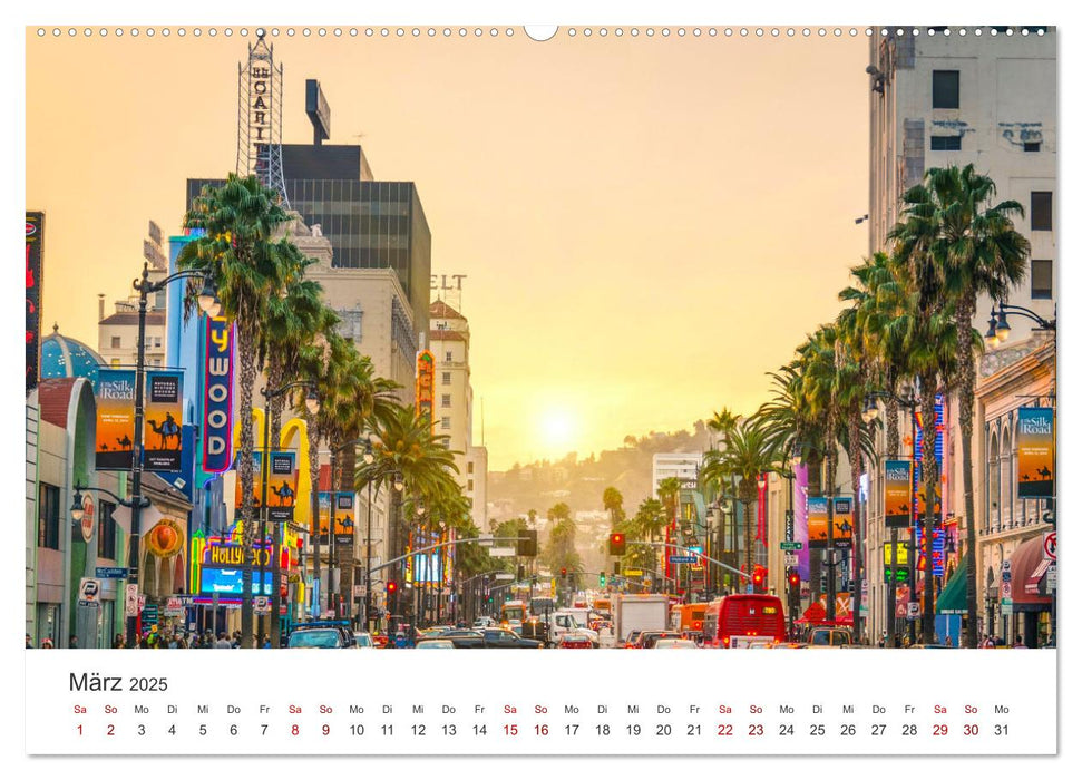 Kalifornien - Los Angeles, San Francisco und viel mehr. (CALVENDO Wandkalender 2025)