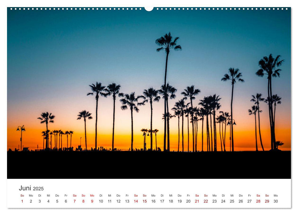 Kalifornien - Los Angeles, San Francisco und viel mehr. (CALVENDO Wandkalender 2025)