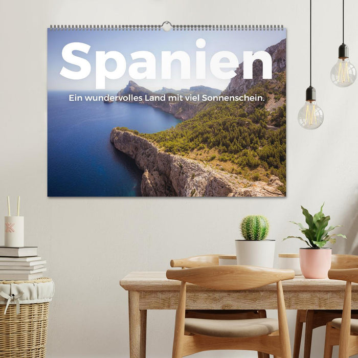 Spanien - Ein wundervolles Land mit viel Sonnenschein. (CALVENDO Wandkalender 2025)