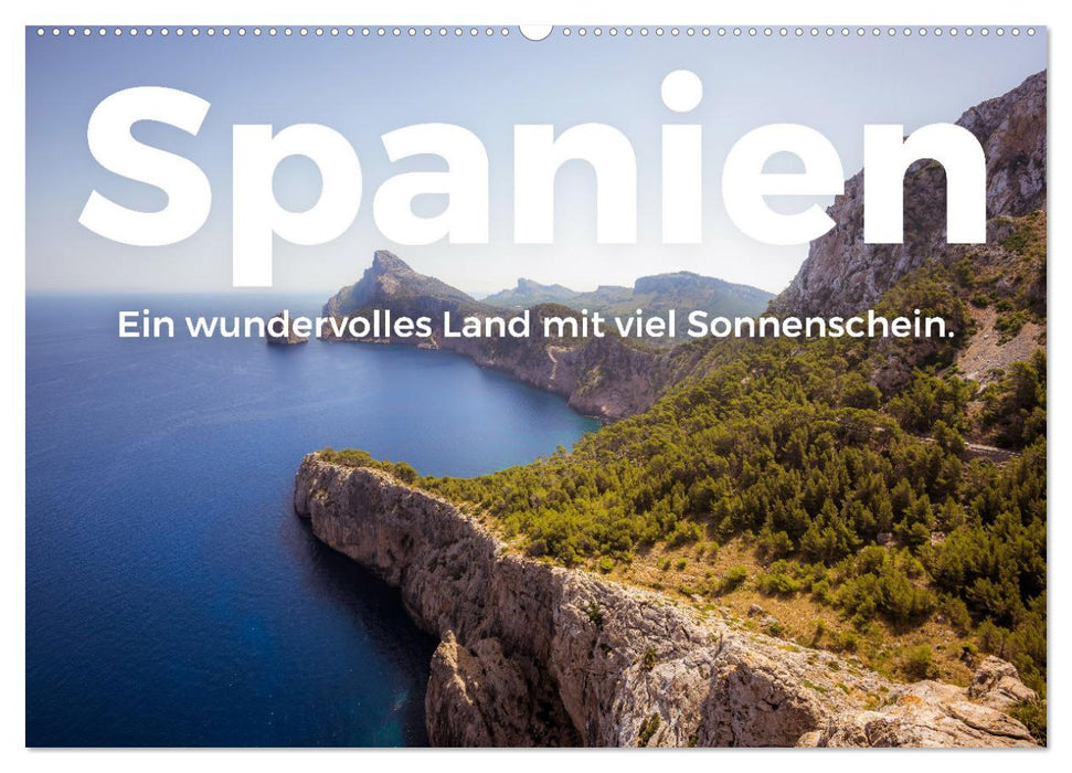 Spanien - Ein wundervolles Land mit viel Sonnenschein. (CALVENDO Wandkalender 2025)