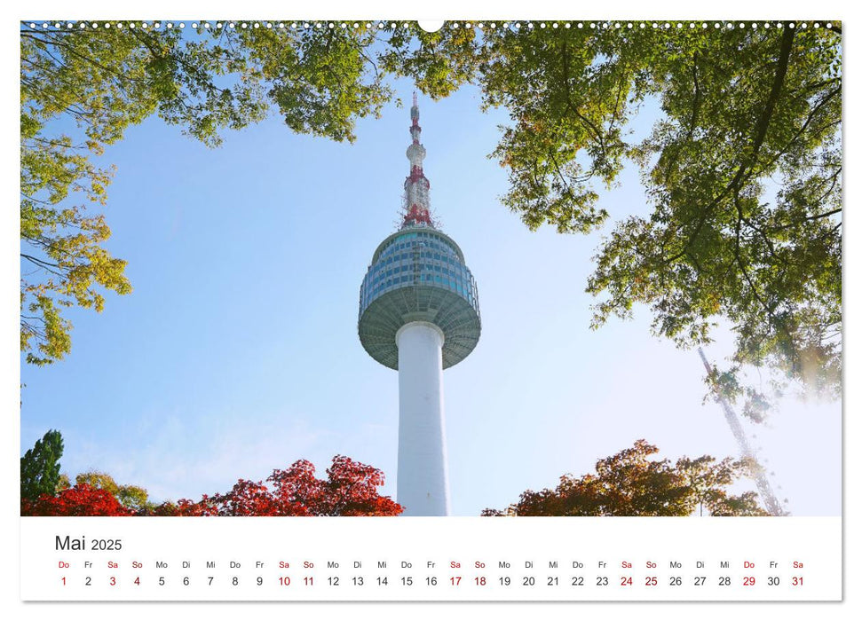 Südkorea - Eine Reise in ein unbekanntes Land. (CALVENDO Wandkalender 2025)