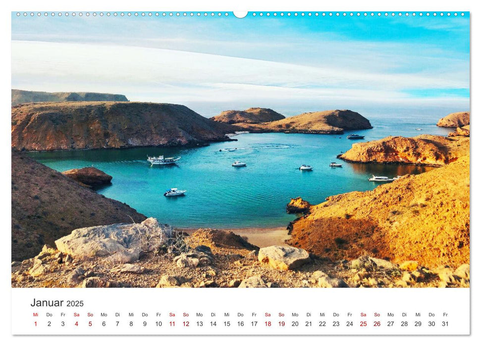 Oman - Wüste, Meer und Kultur. (CALVENDO Wandkalender 2025)