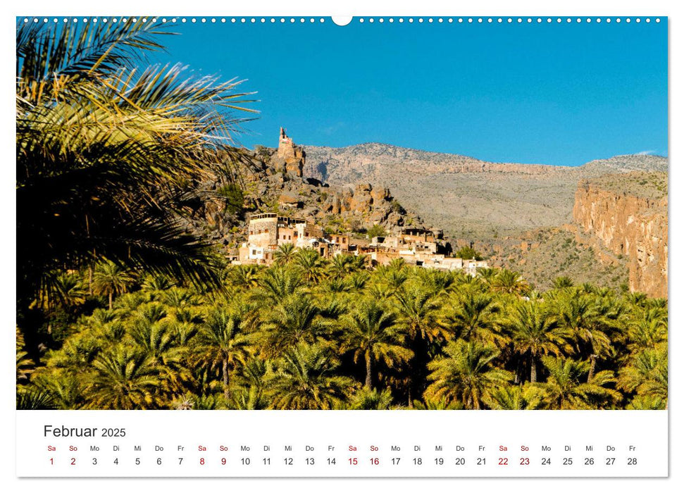 Oman - Wüste, Meer und Kultur. (CALVENDO Wandkalender 2025)