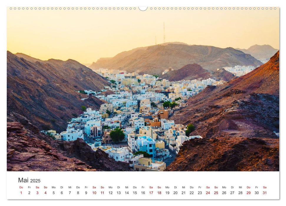 Oman - Wüste, Meer und Kultur. (CALVENDO Wandkalender 2025)