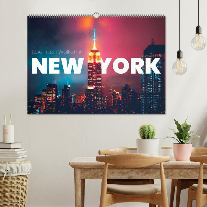 Über den Wolken in New York (CALVENDO Wandkalender 2025)