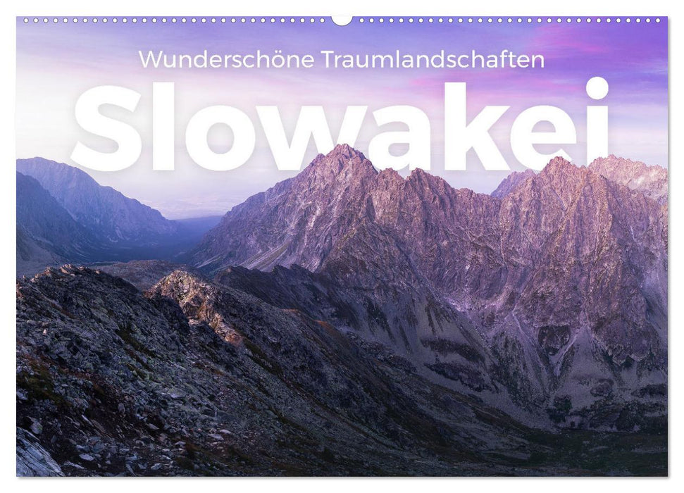 Slowakei - Wunderschöne Traumlandschaften (CALVENDO Wandkalender 2025)