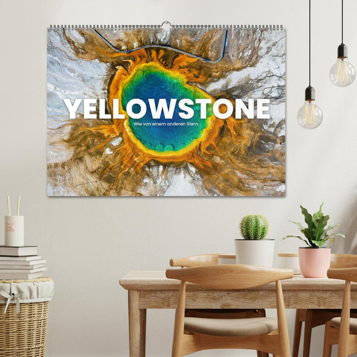 Yellowstone - Wie von einem anderen Stern. (CALVENDO Wandkalender 2025)