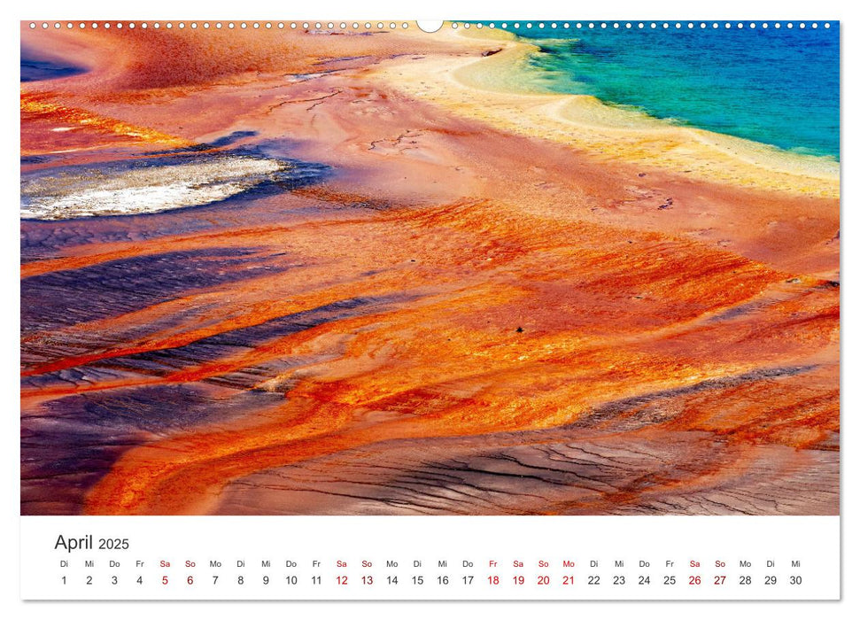 Yellowstone - Wie von einem anderen Stern. (CALVENDO Wandkalender 2025)