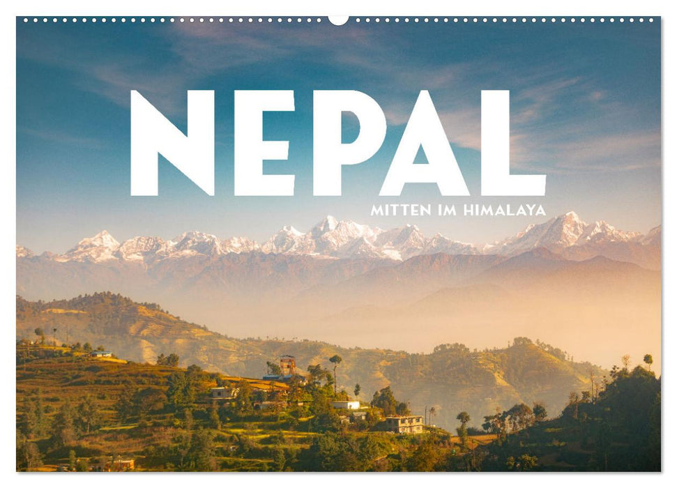 Nepal - Mitten im Himalaya (CALVENDO Wandkalender 2025)