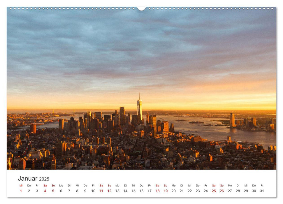 New York - Eine Reise zum Big Apple. (CALVENDO Wandkalender 2025)