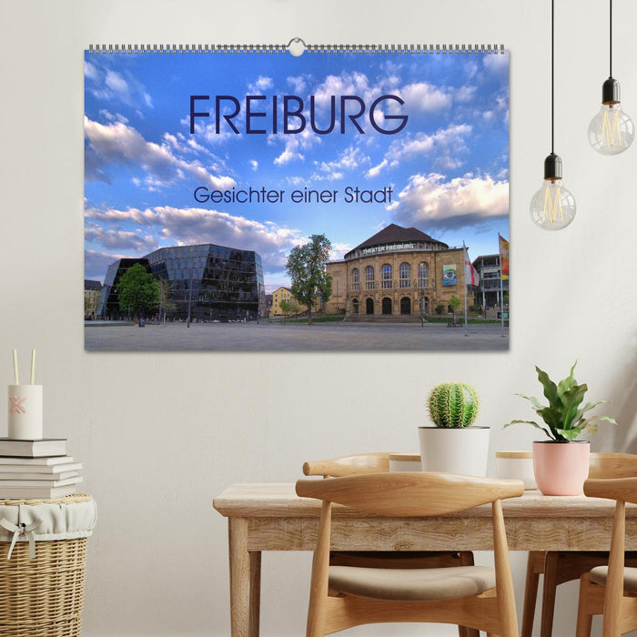 Freiburg - Gesichter einer Stadt (CALVENDO Wandkalender 2025)