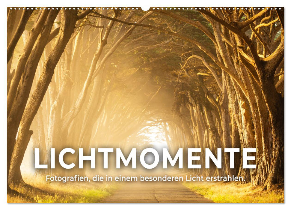 Lichtmomente - Fotografien, die in einem besonderen Licht erstrahlen. (CALVENDO Wandkalender 2025)