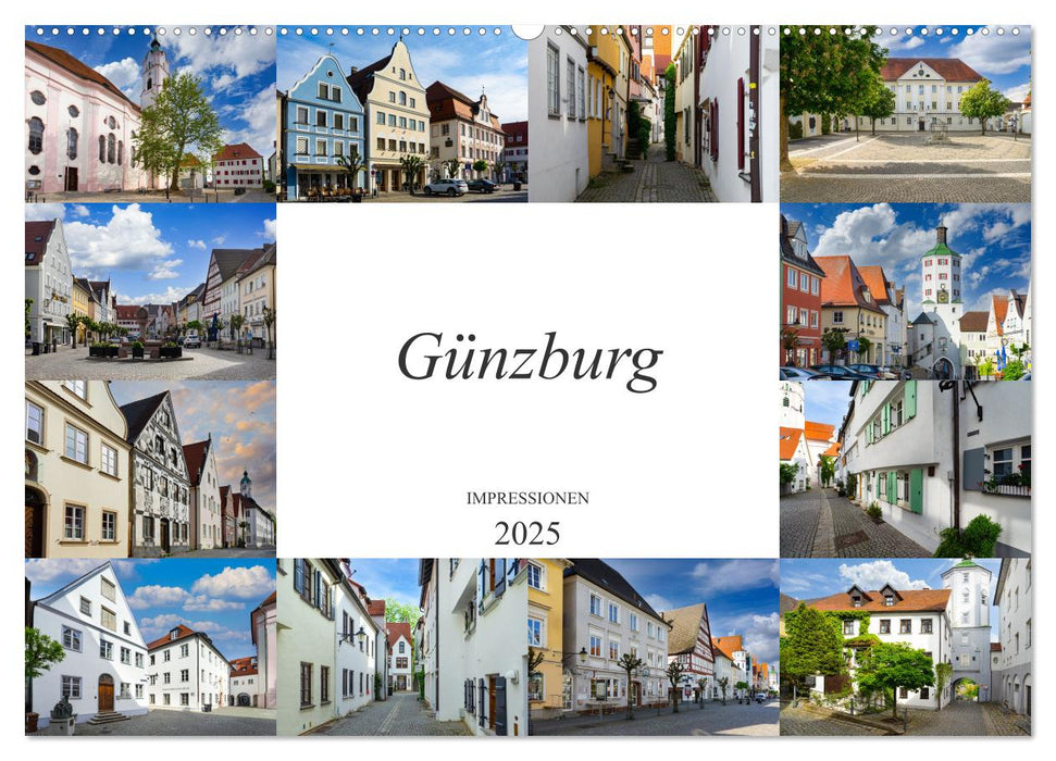 Günzburg Impressionen (CALVENDO Wandkalender 2025)