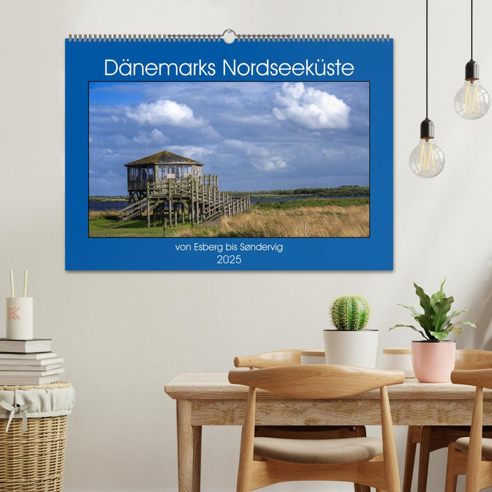 Dänemarks Nordseeküste - von Esbjerg bis Sondervig (CALVENDO Wandkalender 2025)