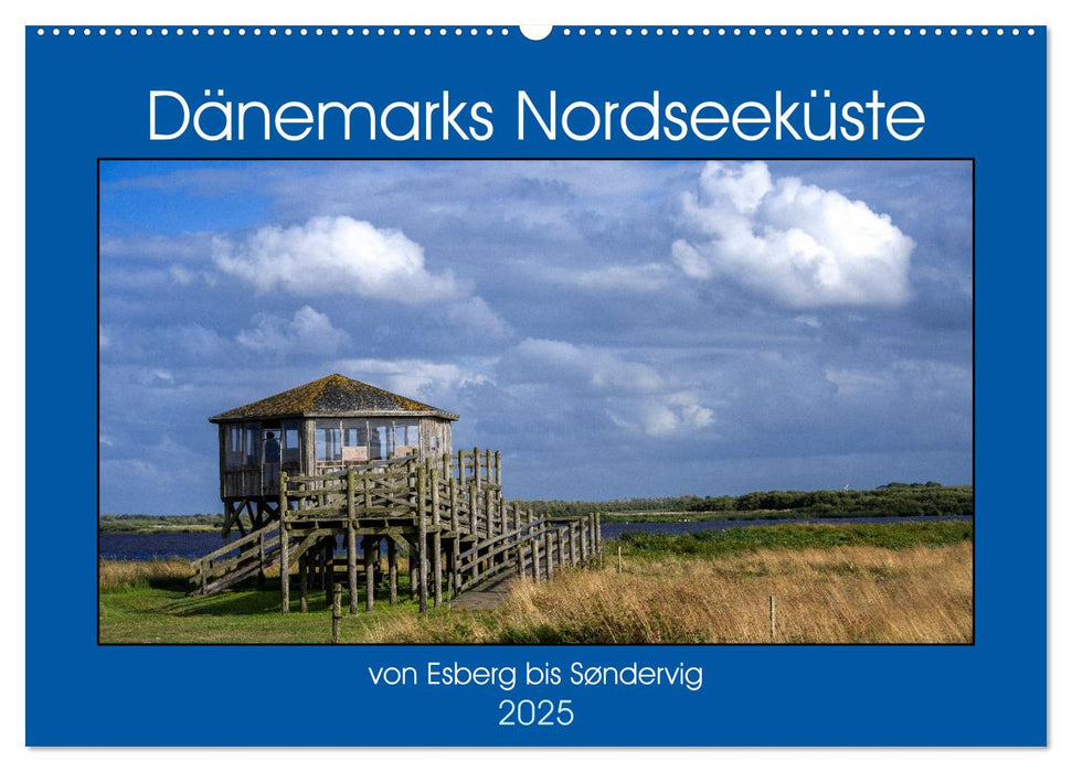 Dänemarks Nordseeküste - von Esbjerg bis Sondervig (CALVENDO Wandkalender 2025)