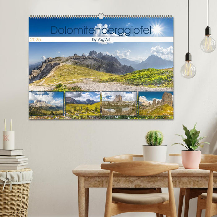 Dolomitenberggipfel (CALVENDO Wandkalender 2025)