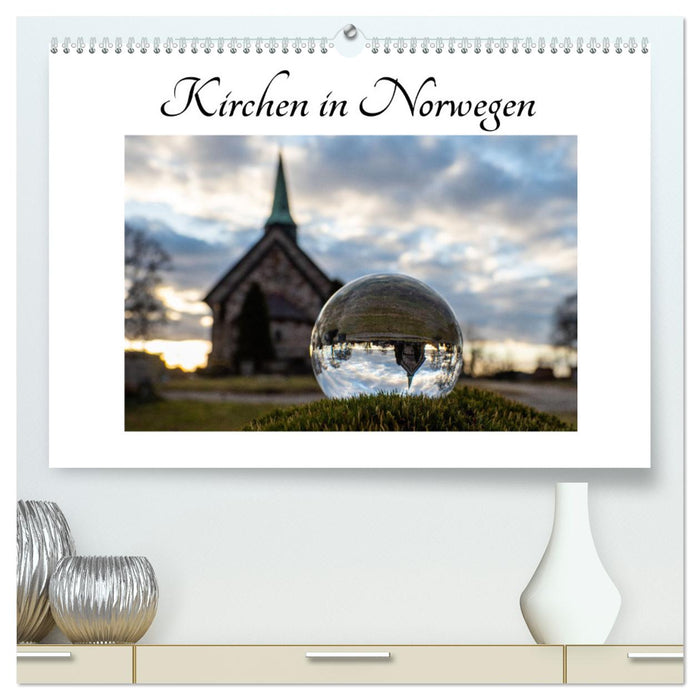 Kirchen in Norwegen (CALVENDO Premium Wandkalender 2025)