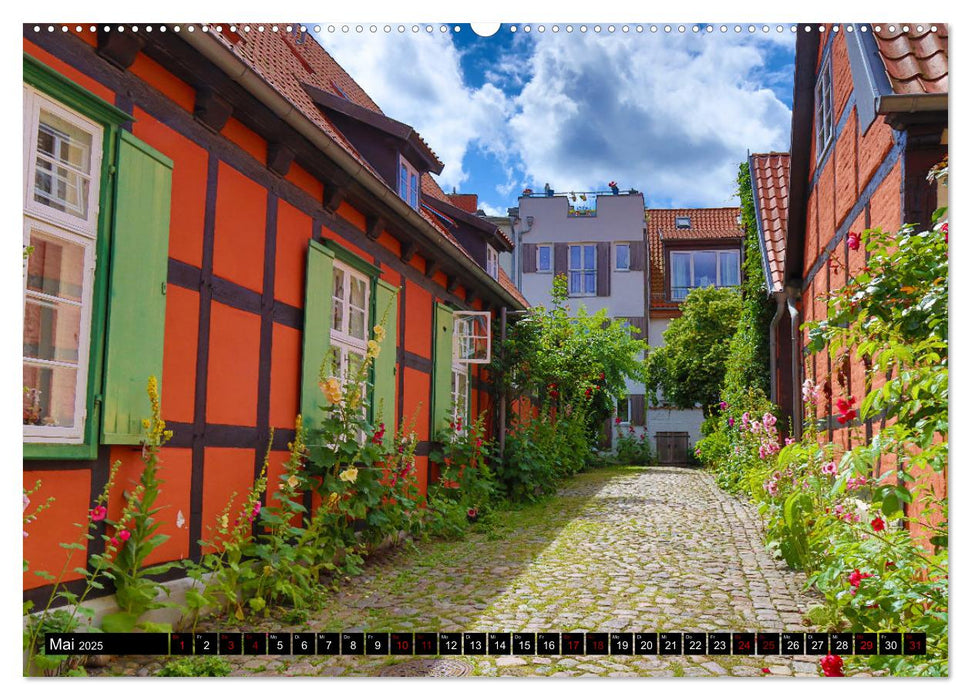 Stralsund, Eine Perle an der Ostsee (CALVENDO Wandkalender 2025)