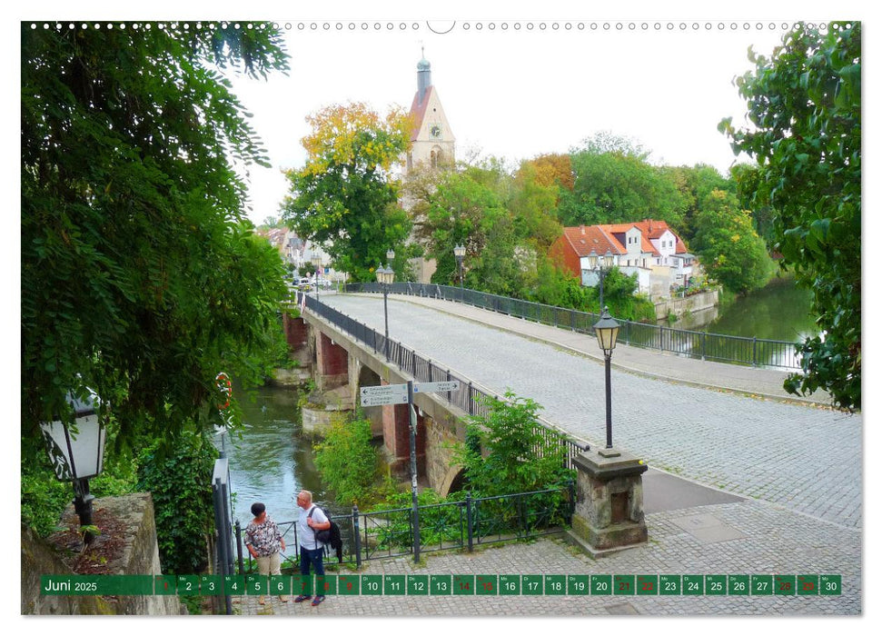 Merseburg - Im historischen Zentrum (CALVENDO Wandkalender 2025)