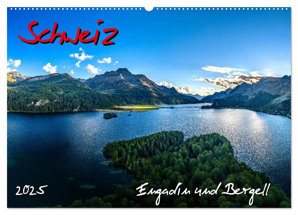 Schweiz - Engadin und Bergell (CALVENDO Wandkalender 2025)