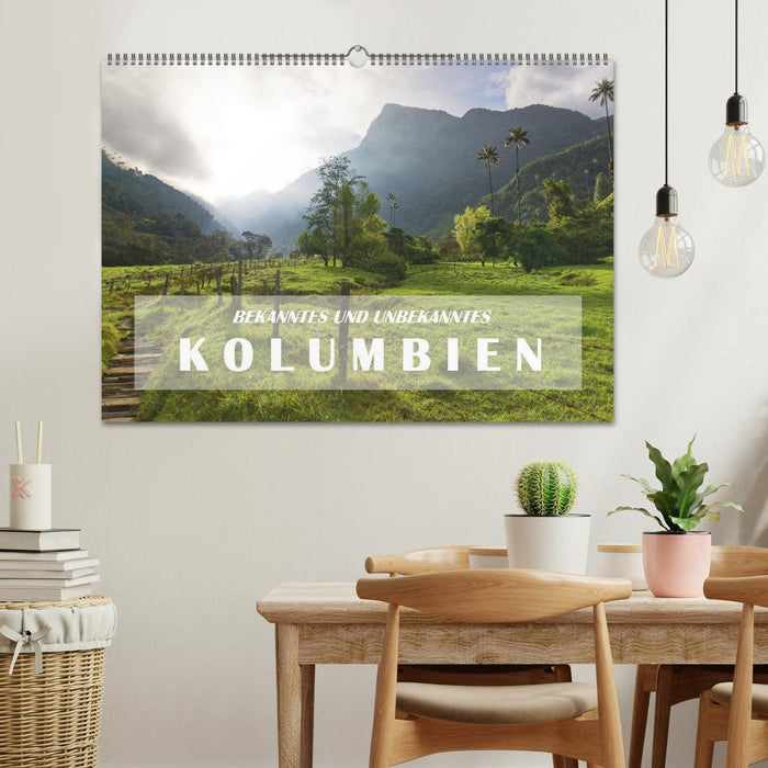 BEKANNTES UND UNBEKANNTES KOLUMBIEN (CALVENDO Wandkalender 2025)