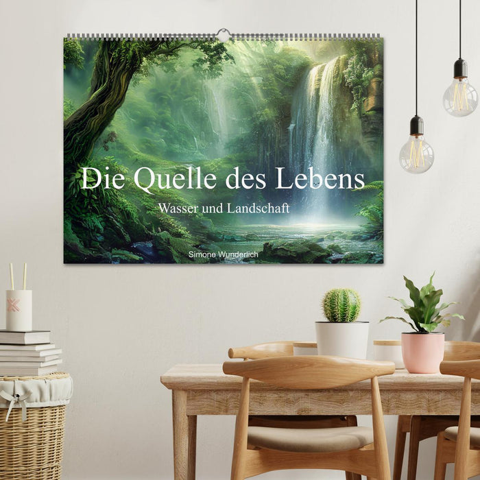 Quelle des Lebens - Wasser und Landschaft (CALVENDO Wandkalender 2025)