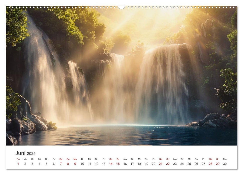 Quelle des Lebens - Wasser und Landschaft (CALVENDO Wandkalender 2025)