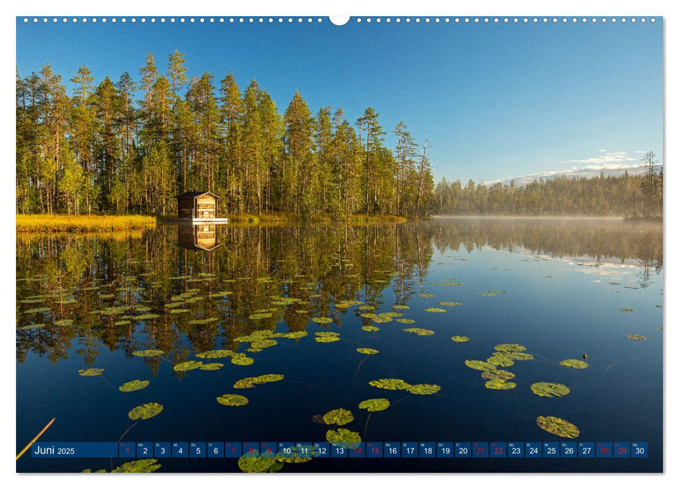 Wildes Finnland (CALVENDO Premium Wandkalender 2025)