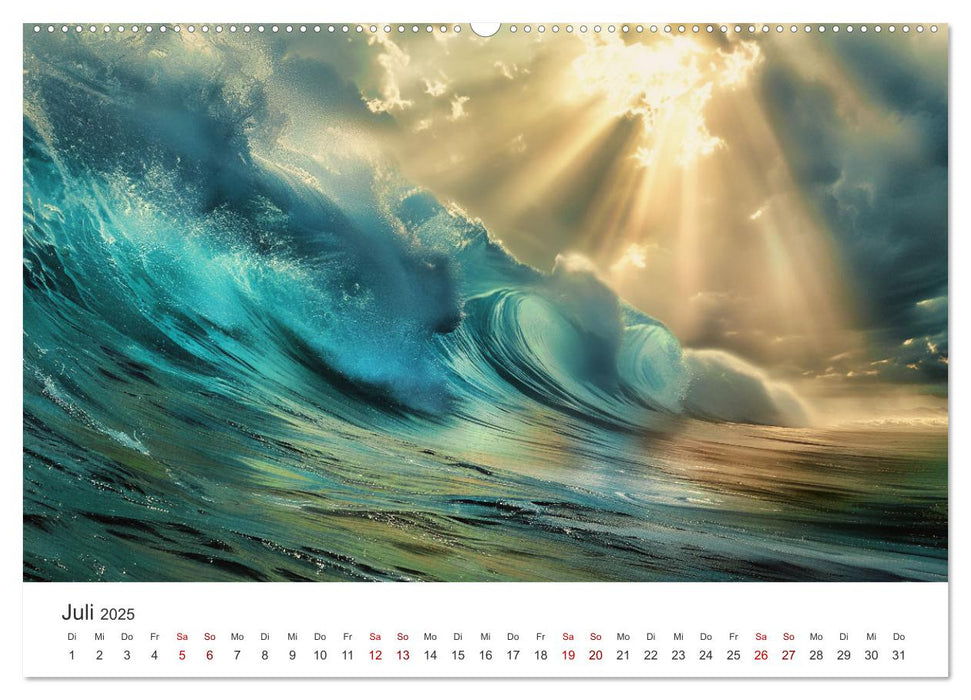 Quelle des Lebens - Wasser und Landschaft (CALVENDO Premium Wandkalender 2025)