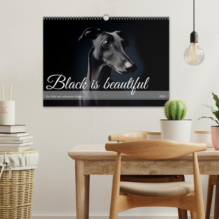 Black is beautiful (CALVENDO Wandkalender 2025)