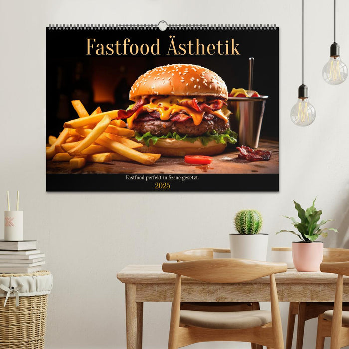 Fastfood Ästhetik (CALVENDO Wandkalender 2025)