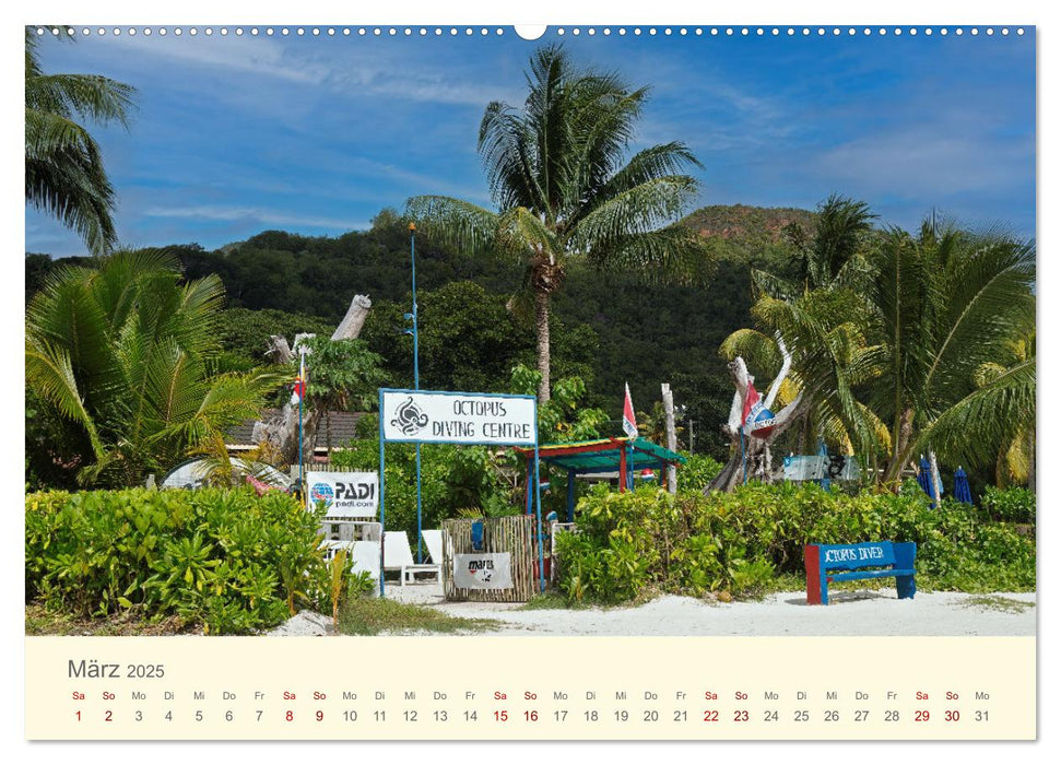 Traumhafte Seychellen (CALVENDO Wandkalender 2025)