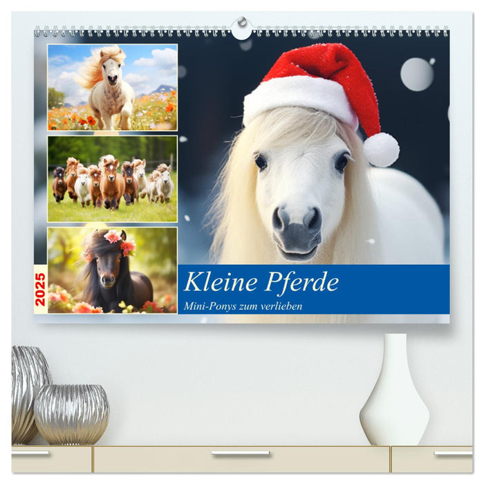 Kleine Pferde. Mini-Ponys zum verlieben (CALVENDO Premium Wandkalender 2025)