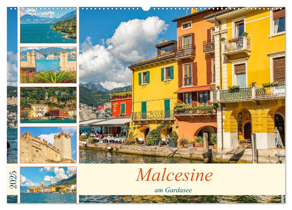 Malcesine am Gardasee (CALVENDO Wandkalender 2025)