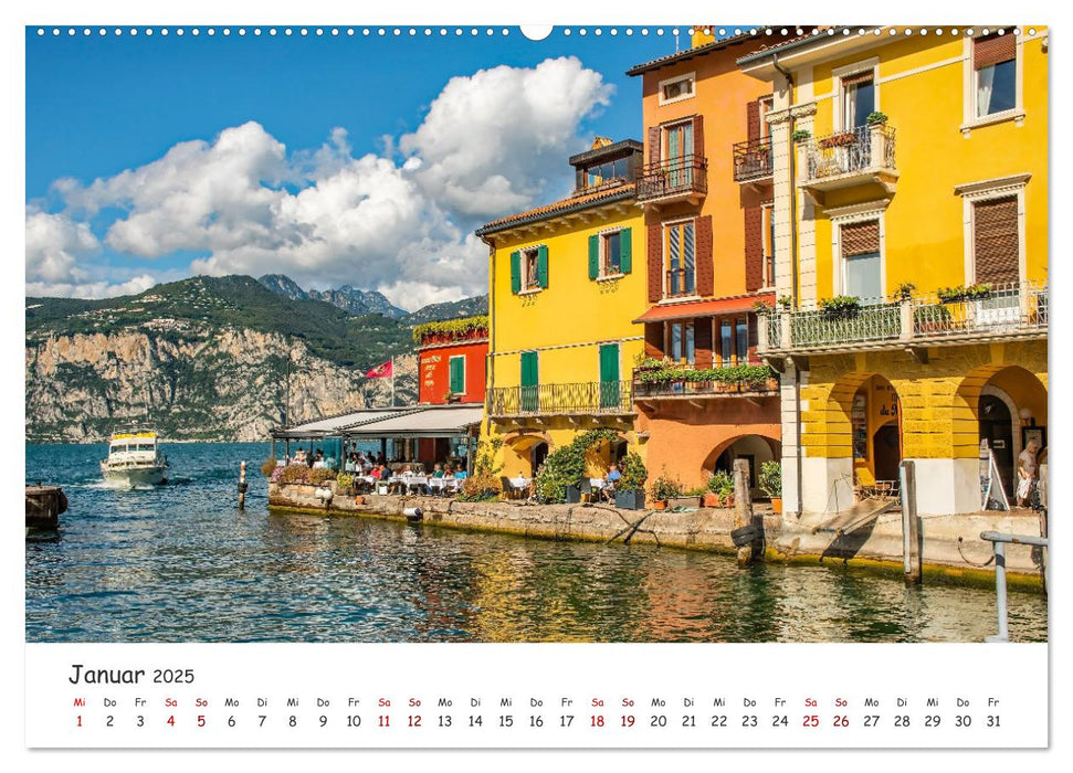 Malcesine am Gardasee (CALVENDO Wandkalender 2025)