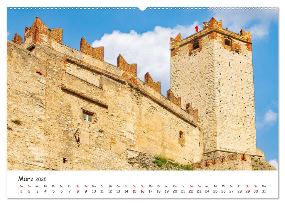 Malcesine am Gardasee (CALVENDO Wandkalender 2025)