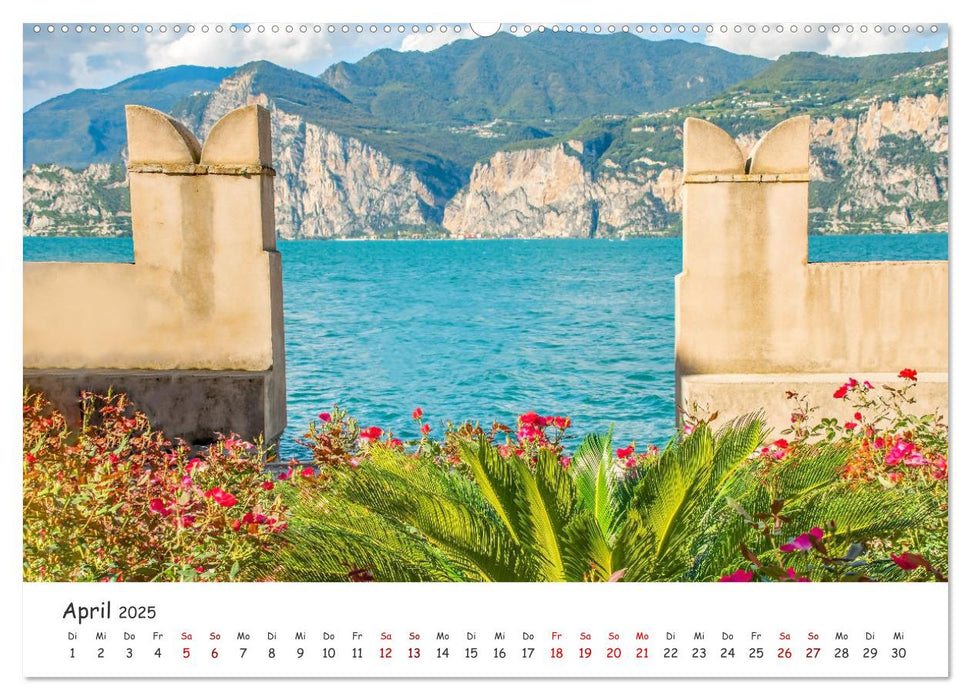 Malcesine am Gardasee (CALVENDO Wandkalender 2025)