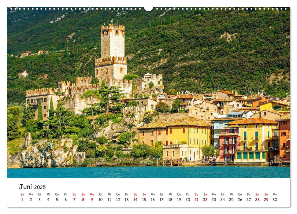 Malcesine am Gardasee (CALVENDO Wandkalender 2025)